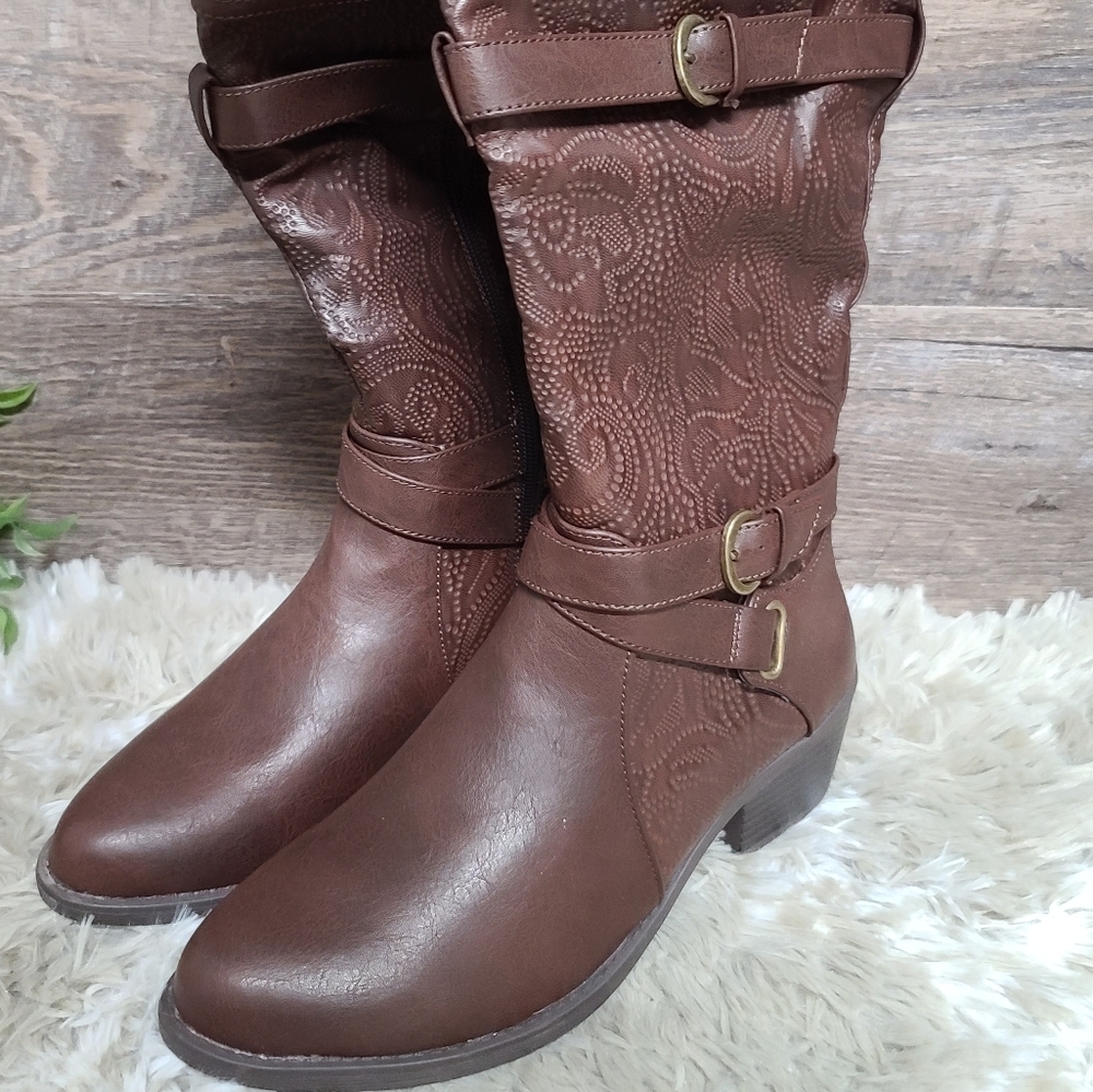 New Easy Street Kelsa Boots Wide Calf - Picture 5 of 8